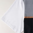 thumbnail image 4 of Klisyaur Men's Summer Casual Top Fashionable Color Blocked Short Sleeved Men's Round Neck Summer T-shirt Short Sleeved Round Neck Top/shirt, 4 of 5