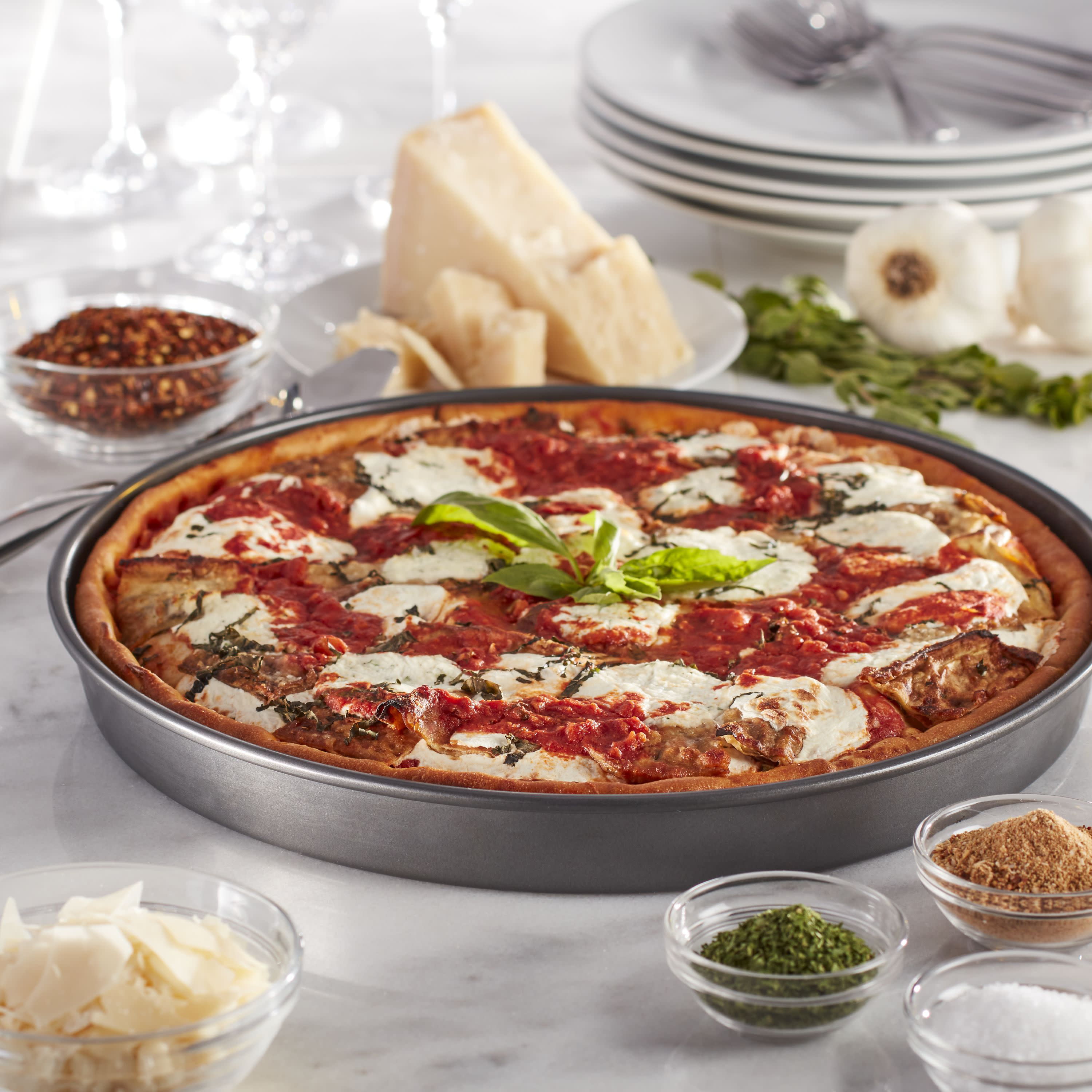 Chicago Metallic Professional 14.25-inch Non-Stick Deep Dish Pizza Pan 
