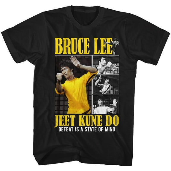Bruce Lee Bruce Box Black Adult T-Shirt