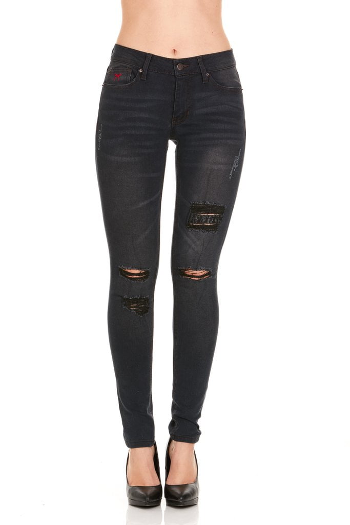 red skinny jeans walmart