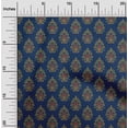 thumbnail image 1 of oneOone Viscose Chiffon Fabric Leaves|Floral & Paisley Block Print Fabric BTY 42 Inch Wide, 1 of 4
