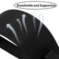 thumbnail image 3 of EXHUMKY Black Hip Thrust Belt for Exercise with Support Hip Protector for Yoga and Weight Training, 3 of 6