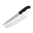 thumbnail image 3 of Mainstays 5in Stainless Steel Utility Knife with Black Plastic Handle, 3 of 9