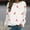 Multicolor, variant on asdoklhq Christmas Cotton Sweaters for Women Long Sleeve Hoodless Christmas Printed Casual Warm Sweatshirt Multicolor S