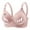 Pink, variant on Elabch Womens Plus Size Bras Wireless Bras for Women No Underwire Comfort Push Up Bras Full Coverage Everyday Bra, XS-4XL