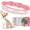 Pink, variant on Mumup Sparkling Rhinestone Dog Collars for Small Dogs, Bling Small Dog Collar for Girls Glitter Crystal Diamond Jeweled Puppy Collar for XS Small Medium Large Female Dogs Kitten Cats Pets