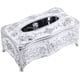 thumbnail image 1 of Lujosa funda para caja de pañuelos, superficie chapada en oro, decoración victoriana que facilita la elegancia y funcionalidad para su hogar, baño, sala de estar (compatible con cajas de pañuelos, 1 of 7