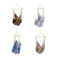 thumbnail image 4 of Island Retreat Boho Breeze Swinging Bungalow Chair Coral Stripe, 4 of 5