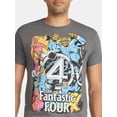 thumbnail image 4 of Fantastic Four Men's and Big Men's Graphic Tee with Short Sleeves, Sizes S-3XL, 4 of 5