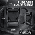thumbnail image 4 of 4 Sillas Camastro Plegable Reclinable CJR Jardin Playa Alberca negro, 4 of 8