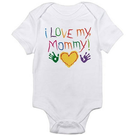 

I Luv Mom Infant Bodysuit - Baby Light Bodysuit