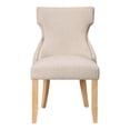 thumbnail image 5 of Gaji Wing Back Fabric Dining Chairs, Set of 2, Ivory, 5 of 11