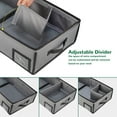 thumbnail image 5 of Wrapping Paper Storage Containers - Gift Wrap Organizer, Christmas Wrapping Paper & Holiday Accessories Storage Box, Large Capacity, Gray, 5 of 7