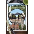 thumbnail image 3 of Corning, New York, Town Montage (9x12 Wall Art Print, Home Decor), 3 of 3