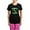 With Pink Pant, variant on CafePress - St. Patrick Birthday Leprechaun Women's Dark Pajam - Women's Short Sleeve Print T-Shirt and Pants Dark Cotton Pajama Set