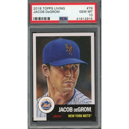 Jacob Degrom 2018 Topps Living Baseball Card #79 Graded PSA 10 GEM MINT