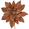 thumbnail image 2 of 21.5" Mocha Poinsettia 18" Flower 2/Bag, 2 of 2