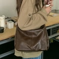 thumbnail image 5 of HUISZJ Tote Shoulder Bag For Women Interior Pocket Crossbody Bag Pu Leather Bag Fashion Bag (Coffee), 5 of 10