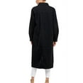 thumbnail image 4 of VKWEAR Cotton, Long Casual Maxi Length Denim Coat (Women's), 4 of 4