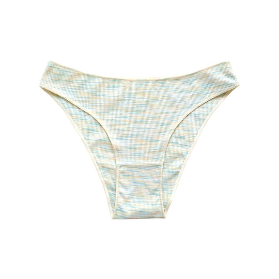 Wausea Womens Bikini Underwear Ladies No Show Panties Soft and Stretchy