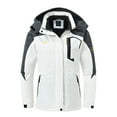 thumbnail image 6 of YuKaiChen Women's Skiing Snowboarding Jackets Fleece Hood Mountain Snow Coat White XXL, 6 of 8