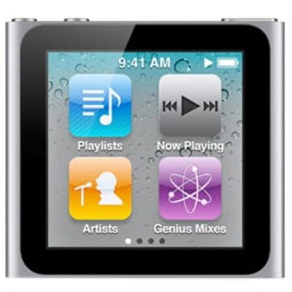 Pre-Owned | Apple iPod Nano 6th Generation 8GB Silver | MP3 Audio 