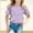 Light Pink, variant on SNKSDGM Girls Girls Shirts Size 14 16 Girls Cute Tops 10-12 Toddler Girls' Multicolor Fish Scale Print Casual Shirt | Summer Short Sleeve Top 12-13 Years
