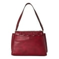 thumbnail image 2 of Time and Tru Women’s Heidi Flap Shoulder Bag Red, 2 of 6