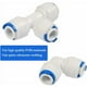 thumbnail image 2 of Accesorio de ósmosis inversa para filtro de agua, conector recto de ajuste a presión de 1/4 (6 mm) para manguera de filtro de agua, tubos de accesorios para refrigerador (válvula combinada tipo, 2 of 5