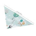 thumbnail image 3 of Goofa Animals Riding Across The Sky Printing Dog Bandana ,Cat Scarf Adjustable Bib Handkerchief Accessories for Dogs Cats,Pet scarf,Pet fashion, 3 of 6