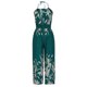 thumbnail image 4 of Mono Para Mujer de Moda de Verano Estampado Sin Espalda Halter Casual Sin Mangas Tirantes Mono Odeerbi ODB-4, 4 of 8