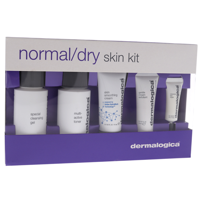 Dermalogica Normal Dry Skin Kit by Dermalogica for Unisex 5 Pc 1.7oz Special Cleansing Gel