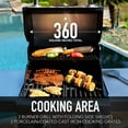 thumbnail image 3 of Permasteel 2-Burner Compact Propane Gas Grill with Foldable Sides, Copper, 3 of 9
