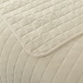 thumbnail image 4 of St. James Home Velvet Trim Microfiber Bed Blanket, Winter White, King, 4 of 4