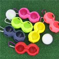 thumbnail image 3 of Naiovety Nuevo juego de pelotas de silicona para golf, 2 piezas, accesorios de golf, cubierta protectora de silicona para golf Golf No.6 Naiovety OD009362-06, 3 of 5