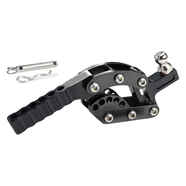 Gancho para coche RC Crawler, novedoso, auténtico, escala 1/10 y 1/8, de metal, ajustable en altura. negro