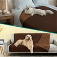 thumbnail image 2 of PetAmi Waterproof Couch Cover for Dogs, Waterproof Pet Blanket, Reversible Furniture Cover Sofa Protector for Pet Cat Bed, Washable Waterproof Blanket Dog Cover for Couch Seat, 52x82  Brown, 2 of 8