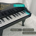 thumbnail image 7 of kkbbma Flash Deals Baby Piano Toy 1 Year Old Toddler Piano Musical Keyboard Black Piano Babies Play Music Toy Birthday Gift for 2 3 Year olds, 7 of 7