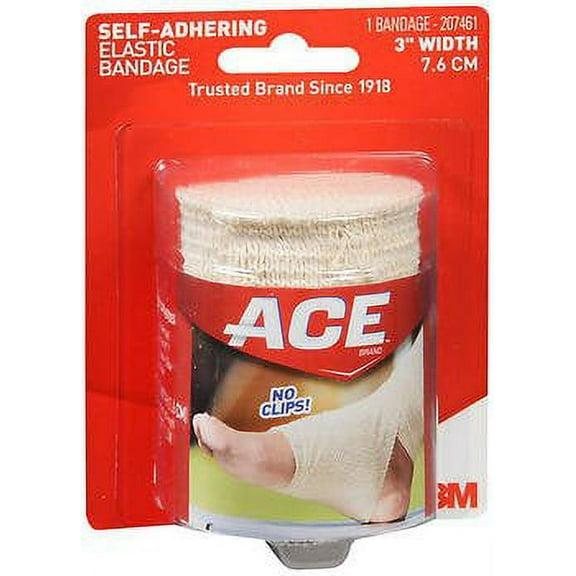 Ace Elastic Bandage, Self-Adhering, 2 Inch Width (Pack of 2)