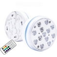 thumbnail image 3 of Creative LED diving knob light 13LED aquarium led colorful underwater light highlight remote control, 3 of 3