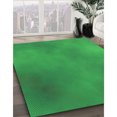 thumbnail image 2 of Ahgly Company Indoor Round Patterned Neon Green Area Rugs, 4' Round, 2 of 6