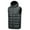 Gray, variant on Mapamyumco Men’s Lightweight Puffer Vest with Hood, Water-Resistant Sleeveless Jacket for Hiking Ski Gray XL