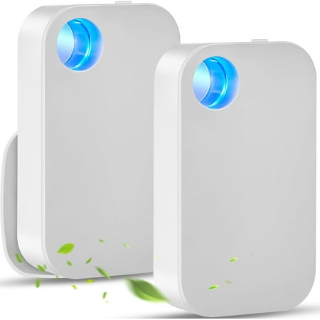 

2 Pcs Plug In Air Purifier For Home Quiet Operation Air Ionizers Portable Negative Ion Generator Reduce Household Odor And Dust For Home Bedroom Bathroom Toilet Kitchen Office Pet