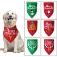 thumbnail image 1 of Xihbxyly Bufanda Navideña para Mascotas, Diseño Transpirable, Tela Suave y Cómoda, Accesorio para Fiestas, Ideal para Perros y Gatos, Cuello Ajustable, Tamaño 70 X 48 X 43 Cm., 1 of 2