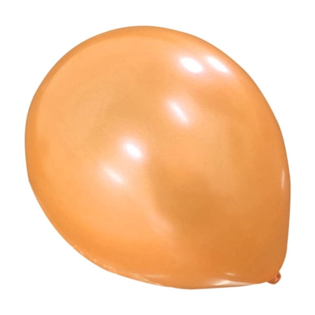 Advancent 100 Uds. Globo nacarado grueso de 10 pulgadas globo decorativo de látex decoración de regalo de fiesta de boda de cumpleaños Kits de decoración para fiestas Naranja