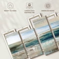 thumbnail image 6 of Elephant Stock Abstract Sea Wall Art - Horizontal Multi Panel Canvas - Living Room Wall Decor - Abstract Multi Panel - Blue And Brown Decor By Nan - 49" x 24", 6 of 8