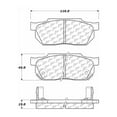 thumbnail image 2 of Centric Parts Disc Brake Pad Set P/N:104.02560, 2 of 4