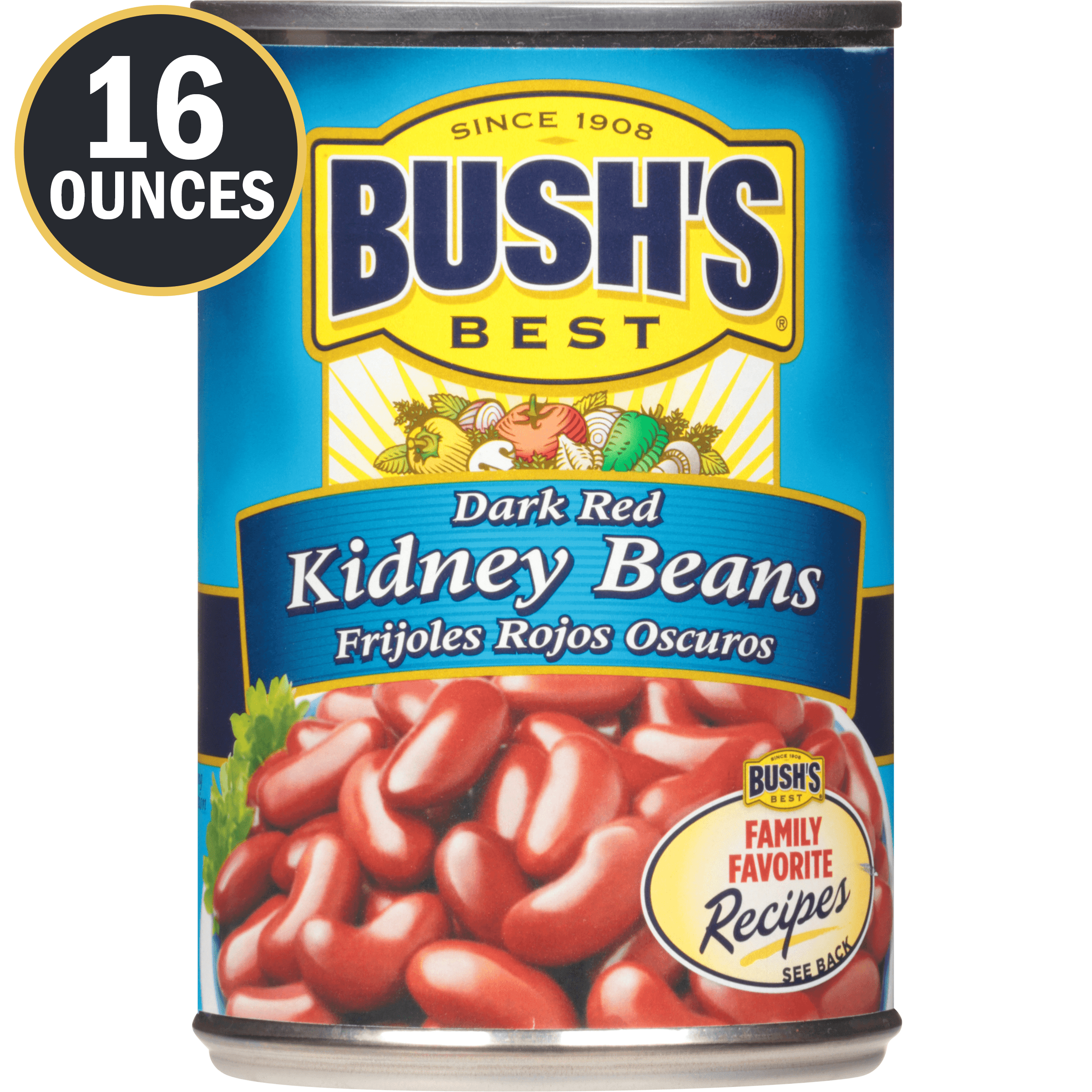 BUSHS BEST Dark Red Kidney Beans 16.0 OZ