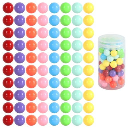 Witlans 80Pcs Chinese Checker Game Replacement Balls 8 Colors 14Mm Acrylic Game Marbles For Marble Run Marbles Game Aggravation Game Traditional Marbles Games
