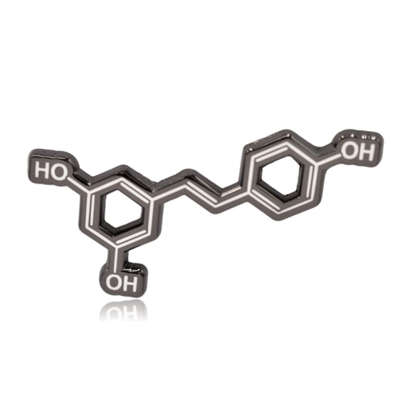 Wine Molecule Hard Enamel Pin | Clayton Jewelry Labs